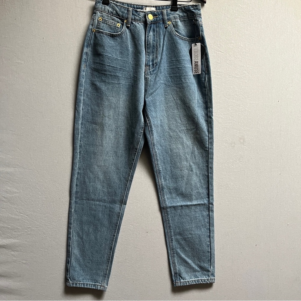 NWT Amuse Society Stella Denim Pants Sz 27